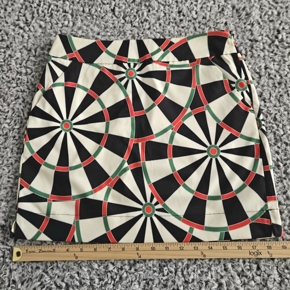 Loudmouth Women's Bull & Cork Mini Skirt US 4 x 16L XS  Stretch Tech Golf - Picture 11 of 12